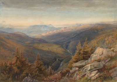 Vista da montanha, 1863-67. de Robert J. Pattison