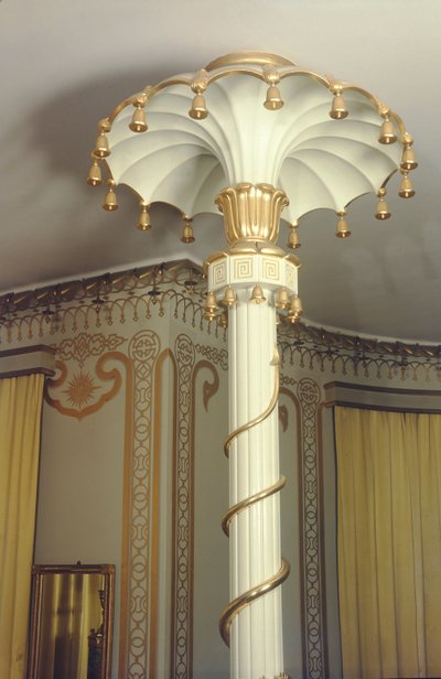 Detalhe de uma coluna na North Drawing Room, 1815-23 photo de Robert Jones