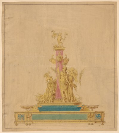 Desenho para um tinteiro de Robert-Joseph Auguste