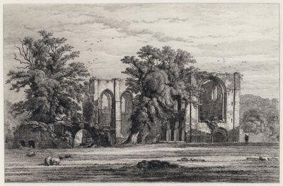 Abadia de Furness (gravura) de Robert Kent (after) Thomas