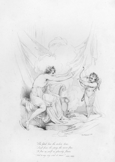 Anacreon, Ode XXXIII (gravura) de Robert Kerr (after) Porter