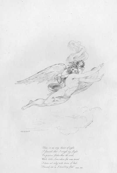 Anacreon, Ode XXX (gravura) de Robert Kerr (after) Porter