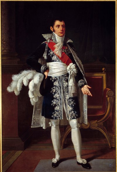 Retrato de Anne Jean Marie Rene Savary, Duque de Rovigo (1774 - 1833) Ministra da Polícia Geral. Pintura de Robert Lefevre (1755 - 1830) de Robert Lefevre