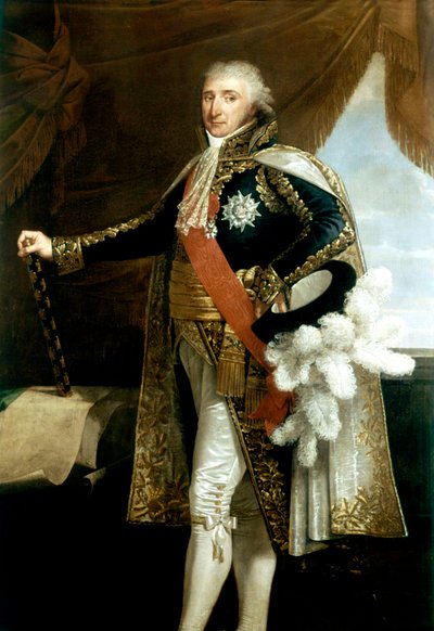 Retrato do Marechal Charles-Pierre-Francois Augereau de Robert Lefevre