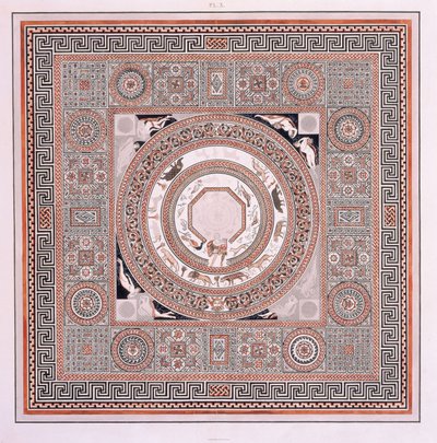 O Grande Pavimento: o Mosaico de Orfeu na Woodchester Roman Villa de Robert and Lysons Samuel (after) Smirke