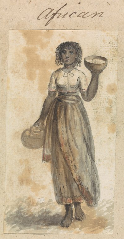 Mulher Africana com Cestos de Robert Mabon