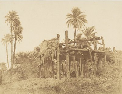 Nubian Sakkieh, ou Water Wheel, ca. 1856. de Robert Murray.
