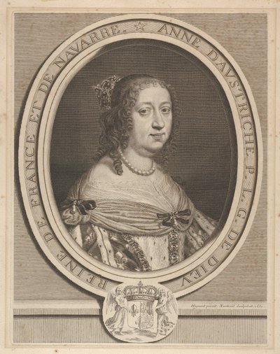 Ana da Áustria, 1660. de Robert Nanteuil