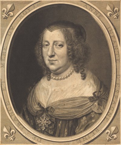 Ana da Áustria, Rainha da França e Navarra de Robert Nanteuil