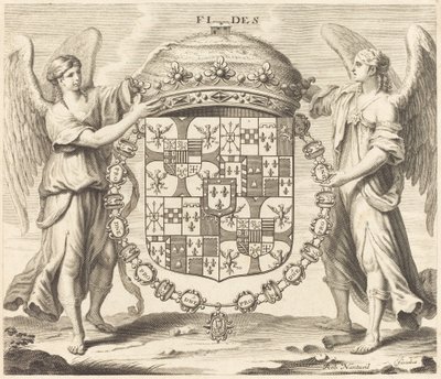 Armas de Carlos II, Duque de Mântua de Robert Nanteuil