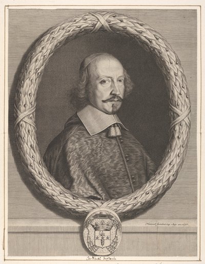 Cardeal Jules Mazarin, 1656. de Robert Nanteuil