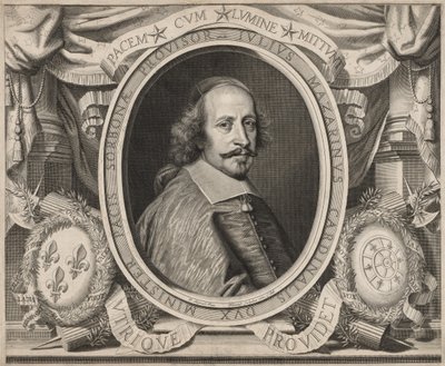 Cardeal Mazarin, 1660. de Robert Nanteuil