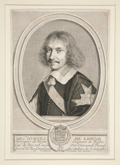 Hugues de Lionne, Marquês de Berni (1611-1671) de Robert Nanteuil