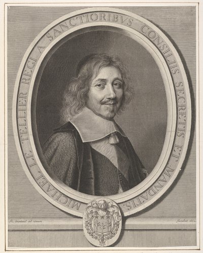 Chanceler Michael IV Le Tellier, 1662. de Robert Nanteuil