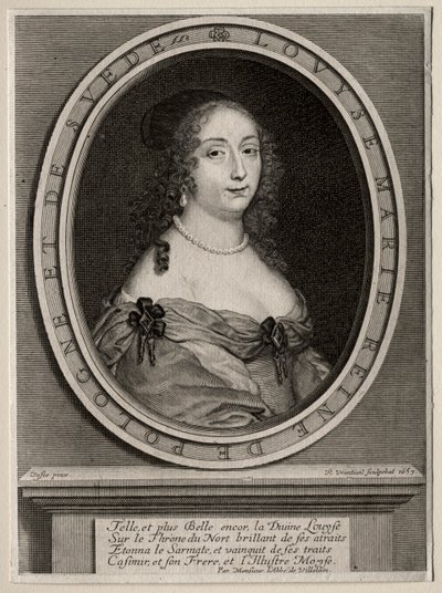 Marie Louise de Gonzague, Rainha da Polônia de Robert Nanteuil