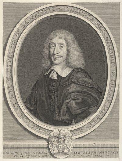 Melchior de Gillier, 1652. de Robert Nanteuil
