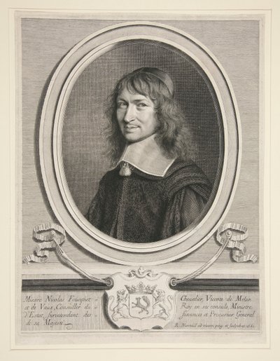 Nicholas Fouquet (Foucquet), Vicount de Melun e de Vaux de Robert Nanteuil