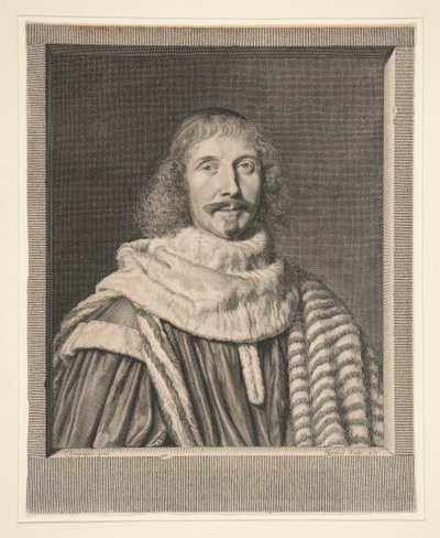 Pomponne de Bellièvre (1606-1657), primeiro presidente do Parlamento de Paris de Robert Nanteuil