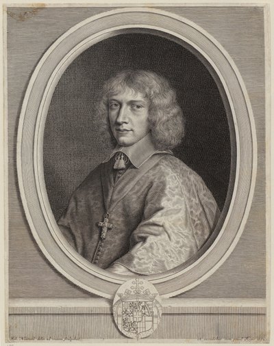 Retrato de Henrique II de Saboia [conde de Nemours] de Robert Nanteuil