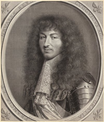 Retrato de Luís XIV de Robert Nanteuil