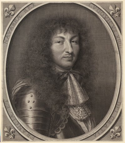 Retrato de Luís XIV de Robert Nanteuil