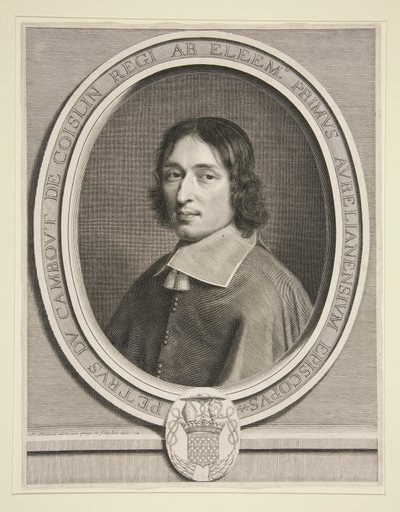 Retrato do Cardeal de Coislin de Robert Nanteuil