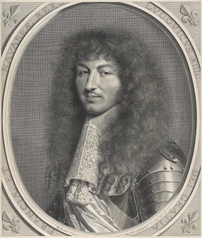 Retrato de Louis XIV de Robert Nanteuil
