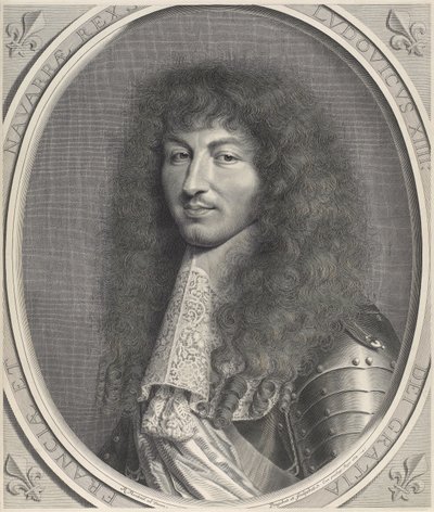 Retrato de Luís XIV de Robert Nanteuil