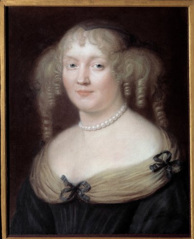 Retrato de Marie de Rabutin-Chantal (Rabutin Chantal), Marquise de Sevigne dit Madame de Sevigne (1626-1696), mulher de letras. Castelo de Rabutin Ocupado. Pintura de Robert Nanteuil (1623-1678). Musee Carnavalet. de Robert Nanteuil