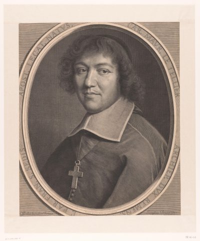 Retrato de Charles-Maurice Le Tellier Porque. Maur. Le Tellier (...) (título no objeto) de Robert Nanteuil