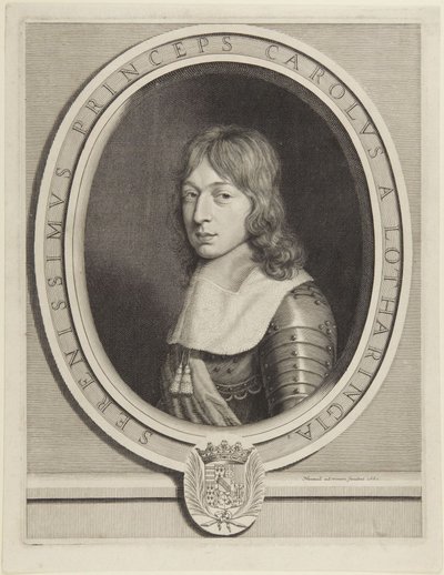 Príncipe Carlos da Lorena - 1660 de Robert Nanteuil