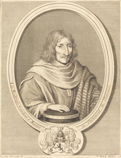 Jean de Mesgriny de Robert Nanteuil after Jean Daret