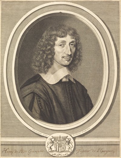 Henrique de Guenegaud de Robert Nanteuil after Philippe de Champaigne