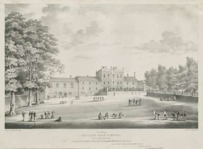 Sedgley Park School: gravura, novembro de 1838 (impressão) de Robert Noyes
