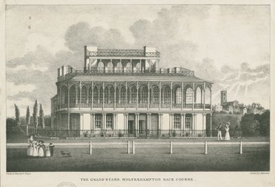 Wolverhampton - Grand Stand no Race Course: litografia, sd [meados do século 19] de Robert Noyes