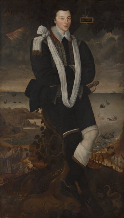 Retrato de Anthony Maria Browne, 2º Visconde de Montagu de Robert Peake the elder