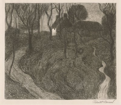 Uma Fazenda Solitária [Hawkridge] de Robert Polhill Bevan