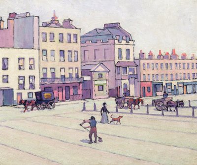 The Weigh House, Cumberland Market, c.1914 (óleo sobre tela) de Robert Polhill Bevan