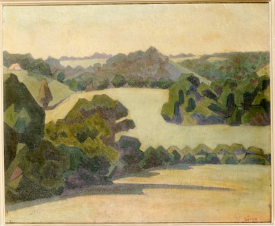 Paisagem do país ocidental de Robert Polhill Bevan
