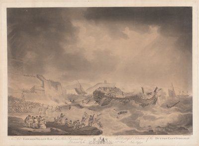 A situação de angústia do Dutton East Indiaman de Robert Pollard