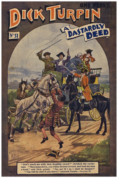 Dick Turpin (cor litho) de Robert Prowse Jnr