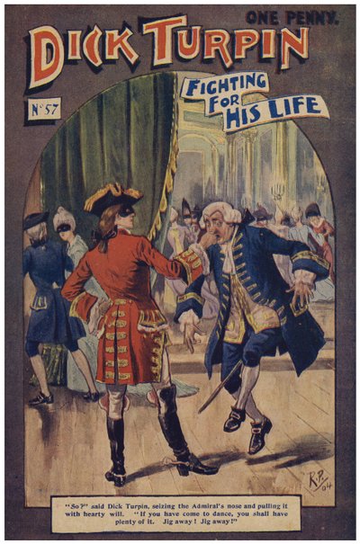 Dick Turpin (cor litho) de Robert Prowse Jnr