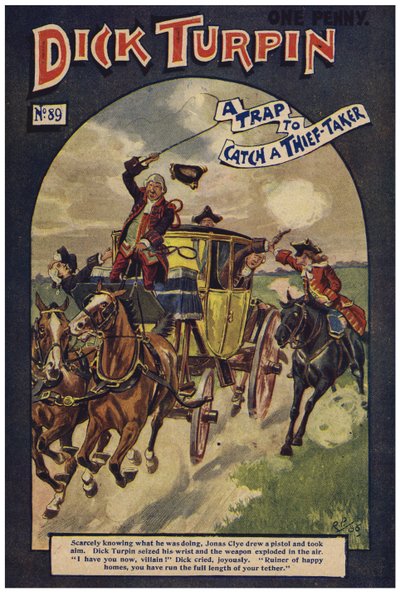Dick Turpin (cor litho) de Robert Prowse Jnr