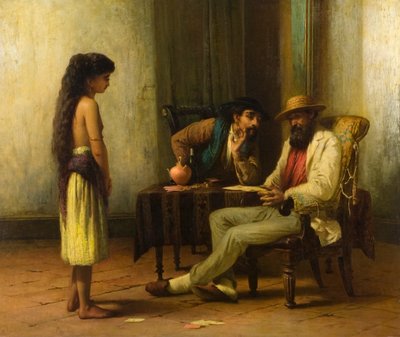 The Quadroon Girl, c.1855-73 (óleo sobre tela) de Robert RSA Gavin