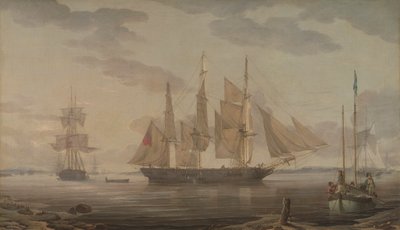 Navios no porto de Robert Salmon