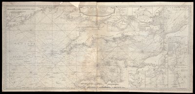 O Canal da Mancha com uma parte do Oceano Atlântico e da costa da Irlanda de Robert Sayer