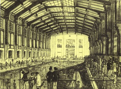 Piscina coberta e salão de dança Sophienbad, Viena de Robert Schediwy