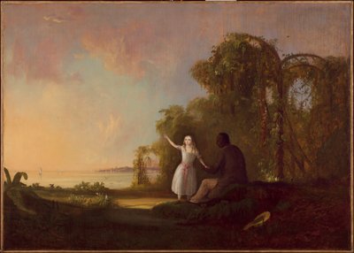 O tio Tom e a pequena Eva de Robert Seldon Duncanson