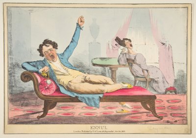 Tédio, 20 de novembro de 1829. de Robert Seymour