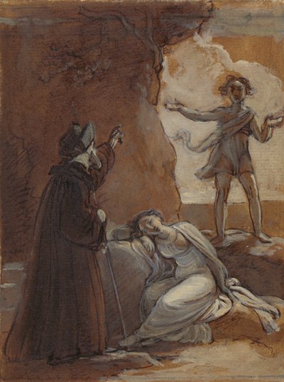 Prospero e Ariel de Robert Smirke